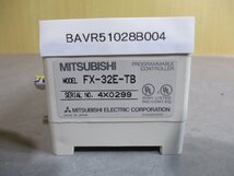 中古 Mitsubishi Electric FX-32E-TB Terminal block (BAVR51028B004)_画像1