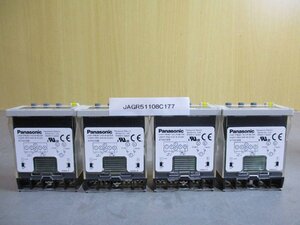 中古 PANASONIC LH2H PRESET HOUR METER LH2HP-FEW-DHK-B-DC24V LH2Hプリセットアワーメータ 4個 (JAGR51108C177)