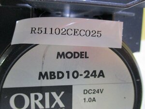 中古 ORIENTAL MOTOR DCブロワ MBDシリーズ MBD10-24A DC24V 1.0A (R51102CEC025)