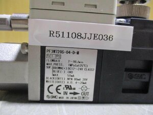 中古 SMC PF3W740S-04-D-M 水用デジタルフロースイッチ (R51108JJE036)