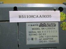 中古 SATO SK-L200TH 記憶計 2個 (R51108CAAB035)_画像2