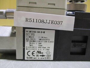 中古 SMC PF3W740S-04-D-M 水用デジタルフロースイッチ (R51108JJE037)