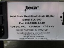 中古 TECA TLC-900 Air Cooled Thermoelectric Liquid Chiller＜通電OK (HAWR51110E008)_画像6