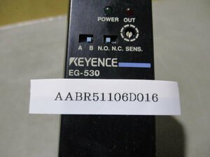 中古KEYENCE 渦電流式変位センサアンプ EG-530(AABR51106D016)