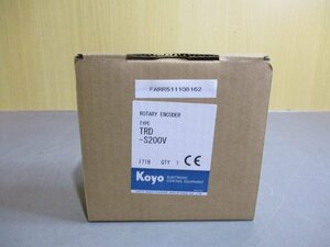 新古 KOYO TRD-S200V Rotary Encoder (FARR51110B162)