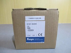 新古 KOYO TRD-S200V Rotary Encoder (FARR51110B186)