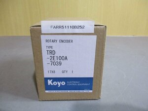 新古 KOYO TRD-2E100A-7039 Rotary Encoder (FARR51110B252)