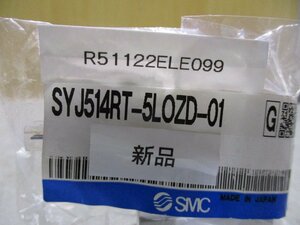 新古 SMC SYJ514RT-5LOZD-01 3ポートソレノイドバルブ パイロット形 弾性体シール SYJ500シリーズ 2個 (R51122ELE099)