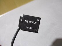 中古KEYENCE LV-N12N/LV-S61 超小型デジタルレーザセンサー(R51111BAC019)_画像6