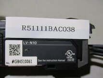 中古Keyence Digitaler Lasersensor LV-N10/LV-S61 2SET(R51111BAC038)_画像9