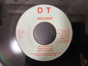 Executive Suite - I Must Move On/Why In The World Do They Keep On (Funkin' With Me) 海外では人気上昇のお皿!!　マスト!!