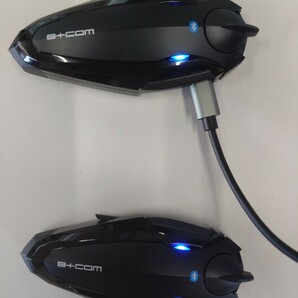 B+COM SB6X ペアユニット 最新ver5.6 未使用付属品多数別売付属品セット ワイヤレスイヤホン Bluetooth ビーコム インカムの画像2