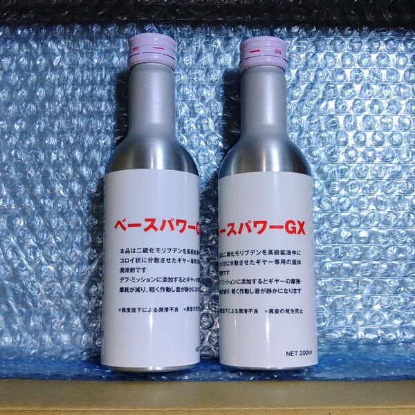 【２本】ベースパワーＧＸ200ml エンジン＆ミッション＆デフオイル用 京阪商會レシピ 京阪商会レシピ 丸山モリブデン GL1500SE,GL1800ABSに