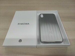 未使用品　RIMOWA iPhone XS Max用 リモワ 正規品 iPhoneケース　スーツケースデザイン 無料匿名配送♪