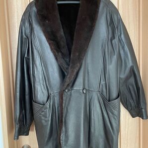 婦人コート レザーファーコート 毛皮コート ムートンコート 毛皮