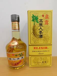 眞露　高麗人参酒 特級　ELIXIR　JINRO KOREAN GINSENG JU Special　大韓民国特産品　720ml／35％