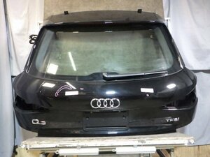 H29 год Audi Q3 1.4TFSI ABA-8UCZD задняя дверь задняя торцевая дверь чёрный LY9T 8U0827025B [ZNo:05006617]