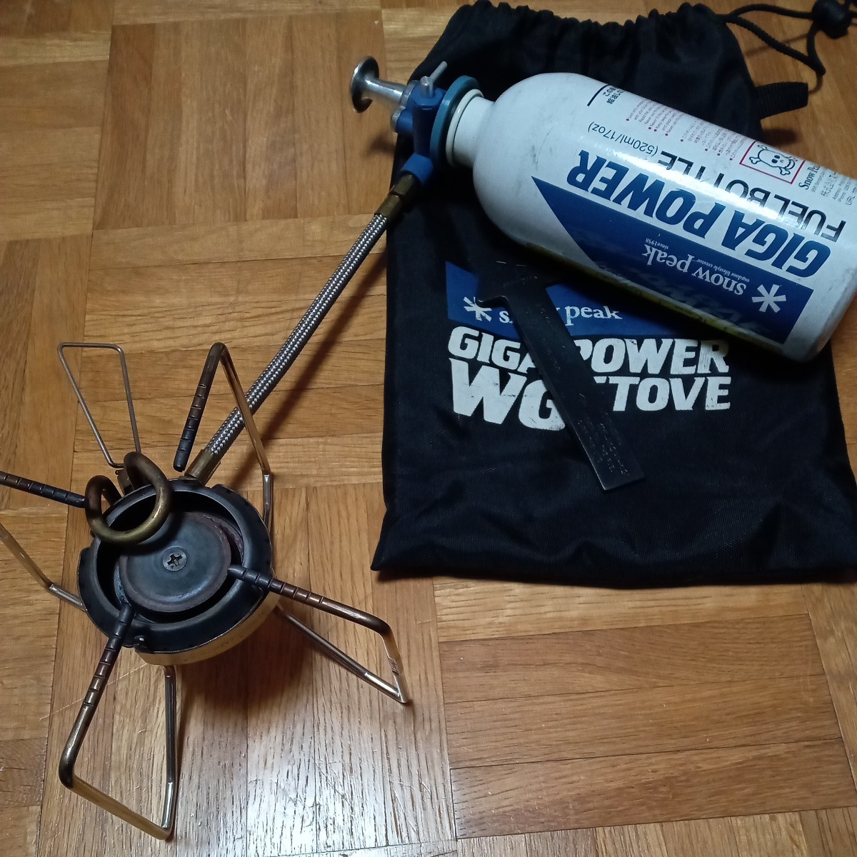 スノーピークGWストーブ GS-010 ボトルセット現状品 お値下げ スノーピークGWストーブ GS-010 ボトルセット現状品 お値下げ