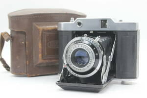 【訳あり品】 オリンパス Olympus Six D.Zuiko F.C. 7.5cm F3.5 ケース付き 蛇腹カメラ s4265