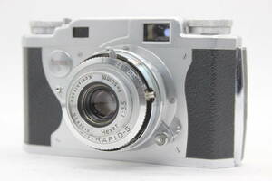 【返品保証】 コニカ Konica II B Konishiroku Hexar 50mm F2.8 レンジファインダー カメラ s4478