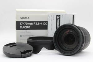 【返品保証】 【元箱付き】 シグマ Sigma 17-70mm F2.8-4 DC AFレンズ s4795