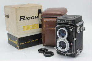 【訳あり品】 【元箱付き】リコー Ricoh DIACORD 8cm F3.5 二眼カメラ s4804