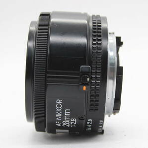 【返品保証】 ニコン Nikon AF Nikkor 28mm F2.8 前後キャップ付き レンズ s4617の画像5