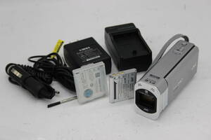 【録画確認済み】JVC Everio GZ-V570-S CMOS バッテリー付き 付属品多数 ビデオカメラ C6107