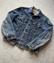 60s70s USA製 LEVI’S Big-E 70505 DENIM TRUCKER JACKET VINTAGE アメリカ製 リーバイス ビッグE デニム トラッカージャケット ビンテージ_画像1