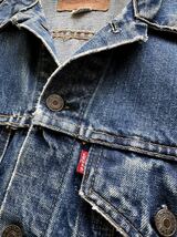 60s70s USA製 LEVI’S Big-E 70505 DENIM TRUCKER JACKET VINTAGE アメリカ製 リーバイス ビッグE デニム トラッカージャケット ビンテージ_画像6