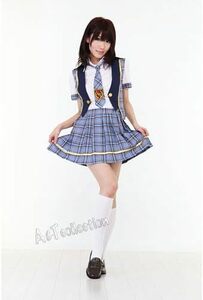  AKIBA少女隊 水色 コスプレ衣装 Mサイズ 中古 A&TCollection■KA0054SX■B0058NHMDC■DE003BTK-cos08■検索AKB48言い訳Maybeハロウィン