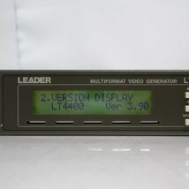 LEADER LT4400 SDIビデオ信号発生器・マルチフォーマットビデオジェネレーター（SD/HD-SDI）【中古/動作品】#394071_画像5