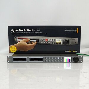 BlackmagicDesign HyperDeck Studio 12G ビデオレコーダー（元箱付き）【中古/動作品】#378686