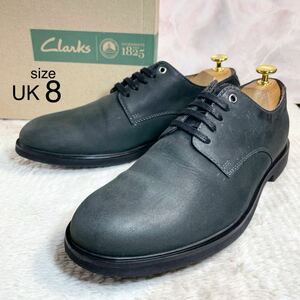 Clarks クラークス プレーントゥ UK8 26㎝相当 ★元箱付き