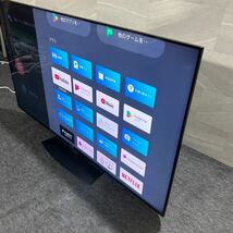 SHARP 4K液晶テレビ 65インチ Android TV 2022年製 スマートテレビ d1508 4T-C65DL1 高年式 ネット動画 AQUOS アクオス_画像4