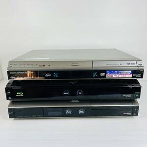 SHARP Blu-ray DVDレコーダー ジャンク品　DV-ARW22 BD-HDW25 DV-AC82部品取り　修理ベース用