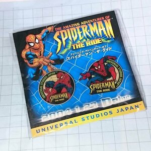 送料無料）スパイダーマン USJ ユニバーサルスタジオ ピンバッジ B00299