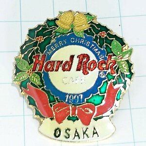 送料無料)Hard Rock Cafe クリスマスリース ハードロックカフェ ピンバッジ PINS ブローチ ピンズ A21650