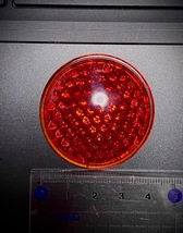 ガラス 反射板 リフレクター 赤色 レッド made in Japan 富士 光 実用車 実用自転車 昭和レトロ ハーレー カスタムバイク レンズ外せます_画像10