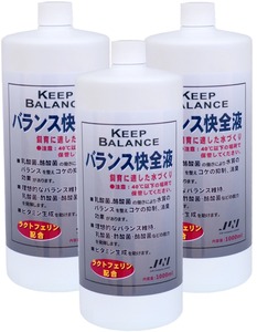 バランス快全液　1000ml　３本セット　てんぷく快全液　てんぷく病　でお悩みの方に　腸内改善　消化吸収改善　新品　てんぷく