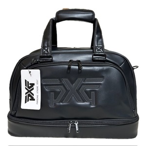 【たっぷり収納】PXGゴルフ　ボストンバッグ シューズ収納【Parsons Xtreme Golf】黒