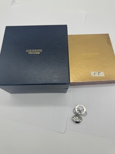 MIKIMOTO/ミキモト インターナショナル ペアグラス マドラー付き 箱付き パール ガラス コップ、1 パールマドラー 3本、キーリング