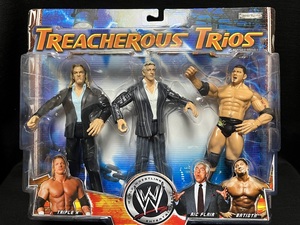 JAKKS：WWE Treacherous Trios 3Pack Series 1 トリプルH、リック・フレア＆バティスタ ＜エボリューションズ＞ （未開封品）