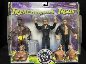 JAKKS：WWE Treacherous Trios 3Pack Series 2 オーランド・ジョーダン＆バシャムス＜ダニー＆ダグ＞（未開封品）