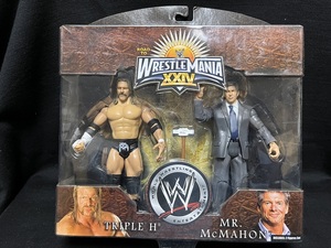 JAKKS：WWE WRESTLEMANIA 24 2PACK SERIES 1 トリプルH＆Mr.マクマホン （未開封品）