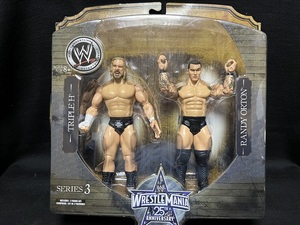 JAKKS：WWE WRESTLEMANIA 25 2PACK SERIES 3 トリプルH＆ランディ・オートン （未開封品）