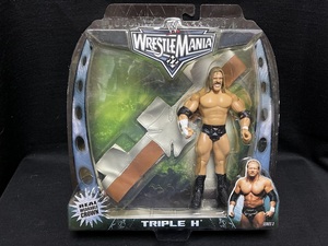 JAKKS：WWE WRESTLEMANIA 22 SIGNATURE　GEAR　SERIES トリプルH w/クラウン （未開封品）