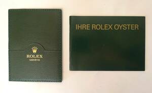 ★ROLEX　ロレックス パス(定期)カードケース OYSTER 冊子 2005年　★