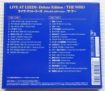 ２CDデラックス・エディション　ザ・フー The Who　ライヴ・アット・リーズ 　国内盤_画像2