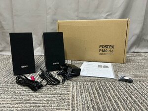 △8678　中古品　オーディオ機器　パーソナル・アクティブスピーカー・システム　Fostex PM0.1e　フォステクス　元箱付き